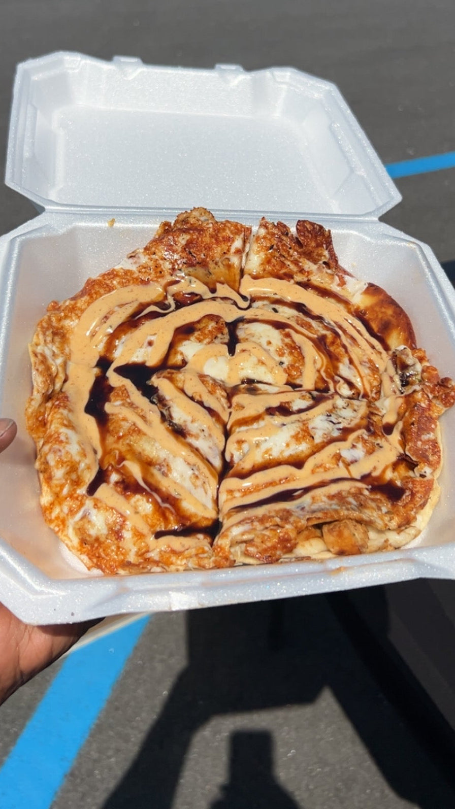 Hibachi Pizzadilla